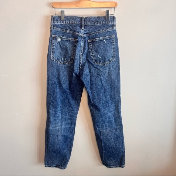 Gap High Destructed Rise Cheeky Straight Jeans Women’s 2 - Picture 2 of 10